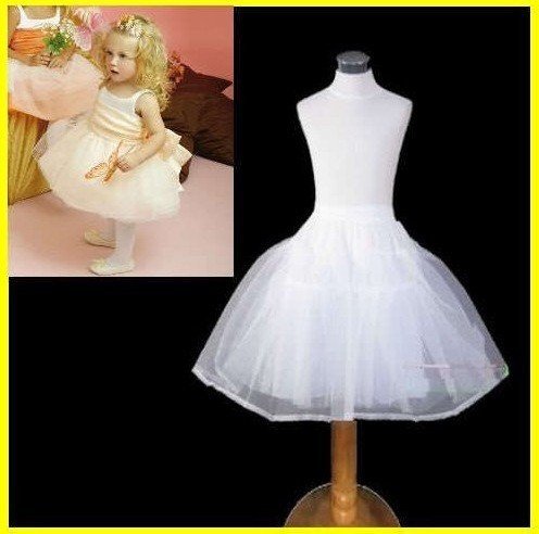 2011 free shipping Flower Girl Layered Tulle Crinoline/ Petticoat Slip wholesale/retail