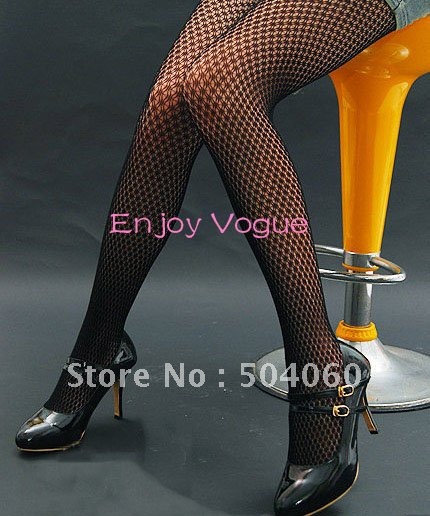 2011 HOT SALE PROMOTIONAL PRODUCTS WOMEN'S BLACK JACQUARD FISHNET FOOTLESS TIGHTS LEGGINGS PANTYHOSES