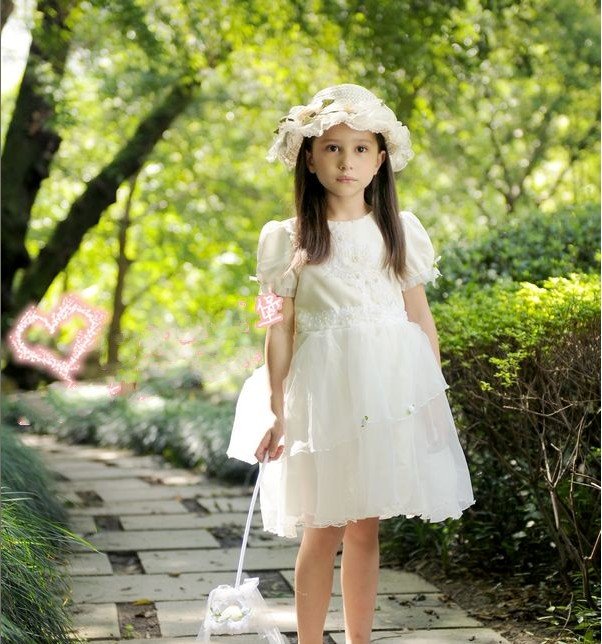 2011 hot selling EMS free shipping retail girl flower dancing party dress children wedding princess dresses