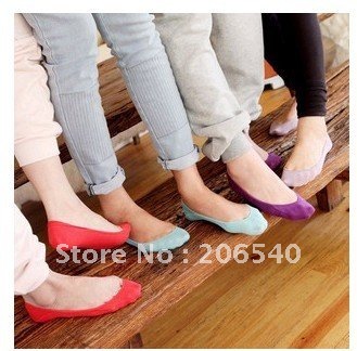 2011 hot selling free shipping brand new 60Pairs Low Cut Ladies Soft Stretch Slipper Boat Socks