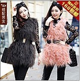 2011 long wool vest wool medium-long