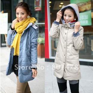 2011 massifs medium-long women's wadded jacket cotton-padded jacket cotton-padded jacket women's plus size available 040