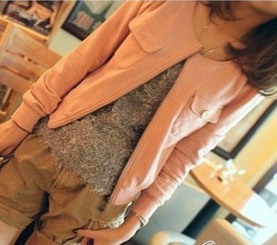2011 new arrival autumn and winter women slim all-match o-neck jacket casual small cardigan
