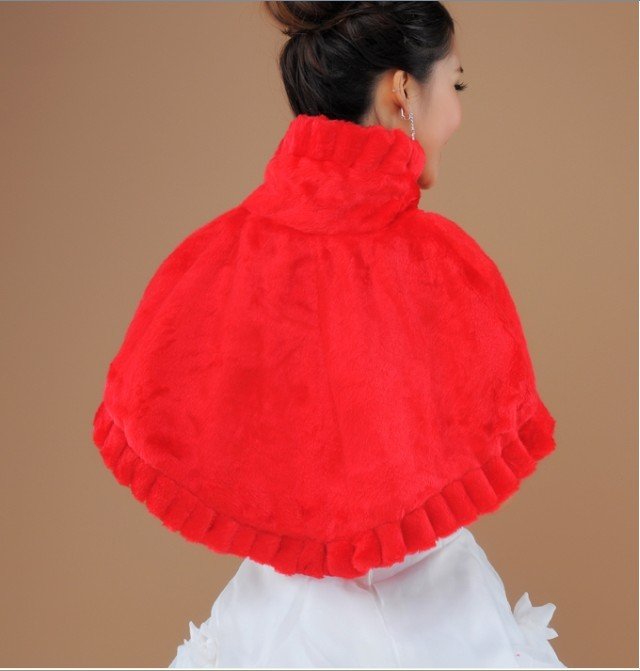 2011 new style shawl wool shawl red shawl nuptial dress formal clothes fitting PJ