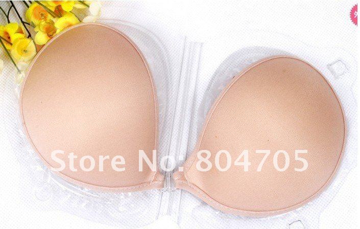 2011 Newest Fabric silicone bra Breast Enhancer CUP Silicone Nu Push Invisible invisible underwear free shipping