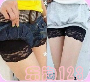 2011 summer modal silk lace decoration shorts safety pants legging