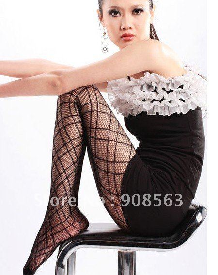 2011 W26 double black fishnet stockings tights, restore ancient ways sox hollow out factory wholesale  free shipping