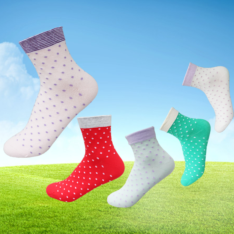 2012 100% cotton knee-high comfortable Women socks 9049