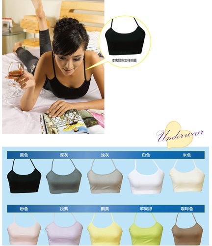 2012.5.31 recommended halter-neck top elastic tube halter-neck type tube top tube top