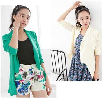 2012 9005 personality autumn brief loose long-sleeve high quality wincey cardigan coat