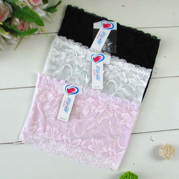 2012 all-match broadened breathable lace strapless tube top broadened lace tube top female summer