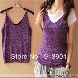 2012 all-match fashion spaghetti strap wire vest liangsi V-neck spaghetti strap vest
