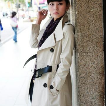 2012 all-match long outerwear female version of the design overcoat trench women's