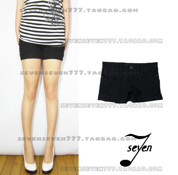 2012 AMIO fashion low-waist tight sexy slim hip denim shorts