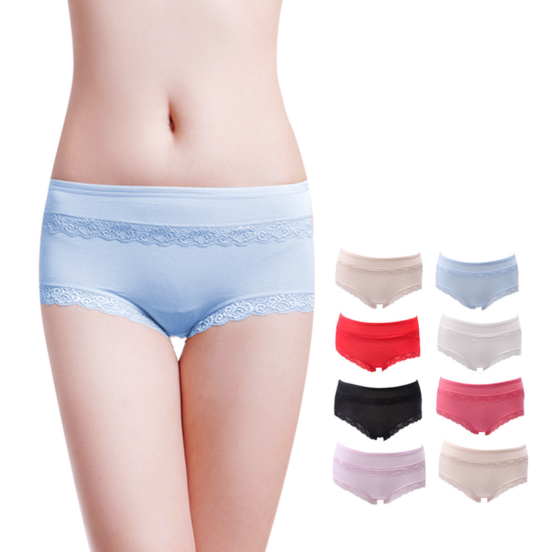 2012 antibiotic bamboo fibre women's trigonometric panties female panties 5