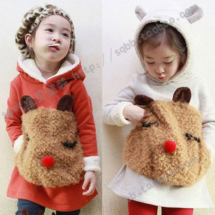 2012 autumn and winter child children's clothing female child baby cartoon pullover sweatshirt wt0050