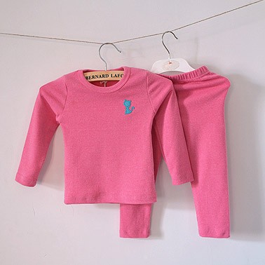 2012 autumn and winter children's clothing unisex male child children boy female child underwear set basic shirt at home service