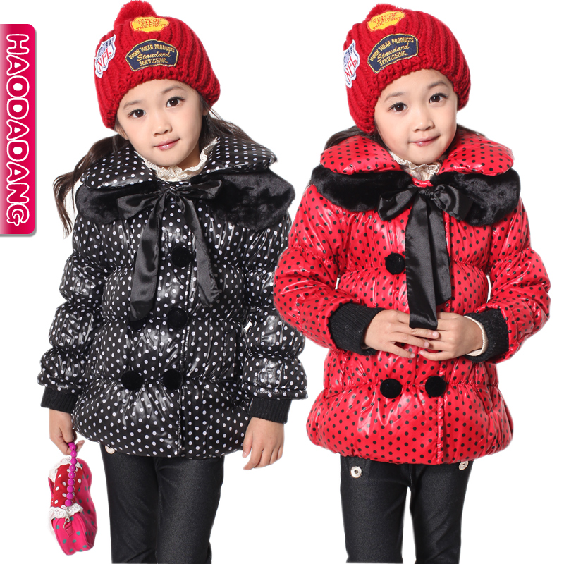2012 autumn and winter children's clothing winter female child wadded jacket cotton-padded jacket child cotton-padded jacket new