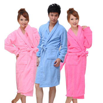 2012 autumn and winter coral fleece at home service fashion sleepwear bathrobes lovers robe home Free postage