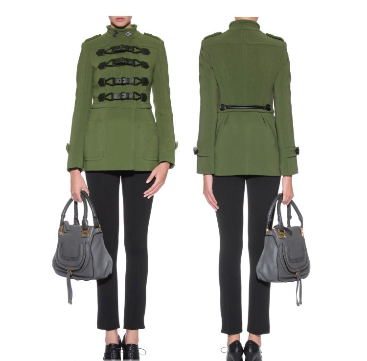 2012 autumn and winter fashion women plus size medium-long woolen outerwear casual slim wool coat trench free shipping wholesale
