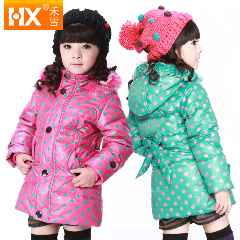 2012 autumn and winter female child down coat winter ah33-1