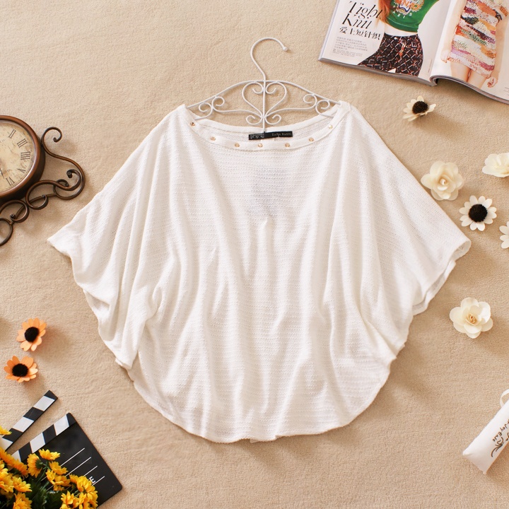 2012 autumn and winter gentlewomen elegant rivets interspersion fashion thin sweater . cloak