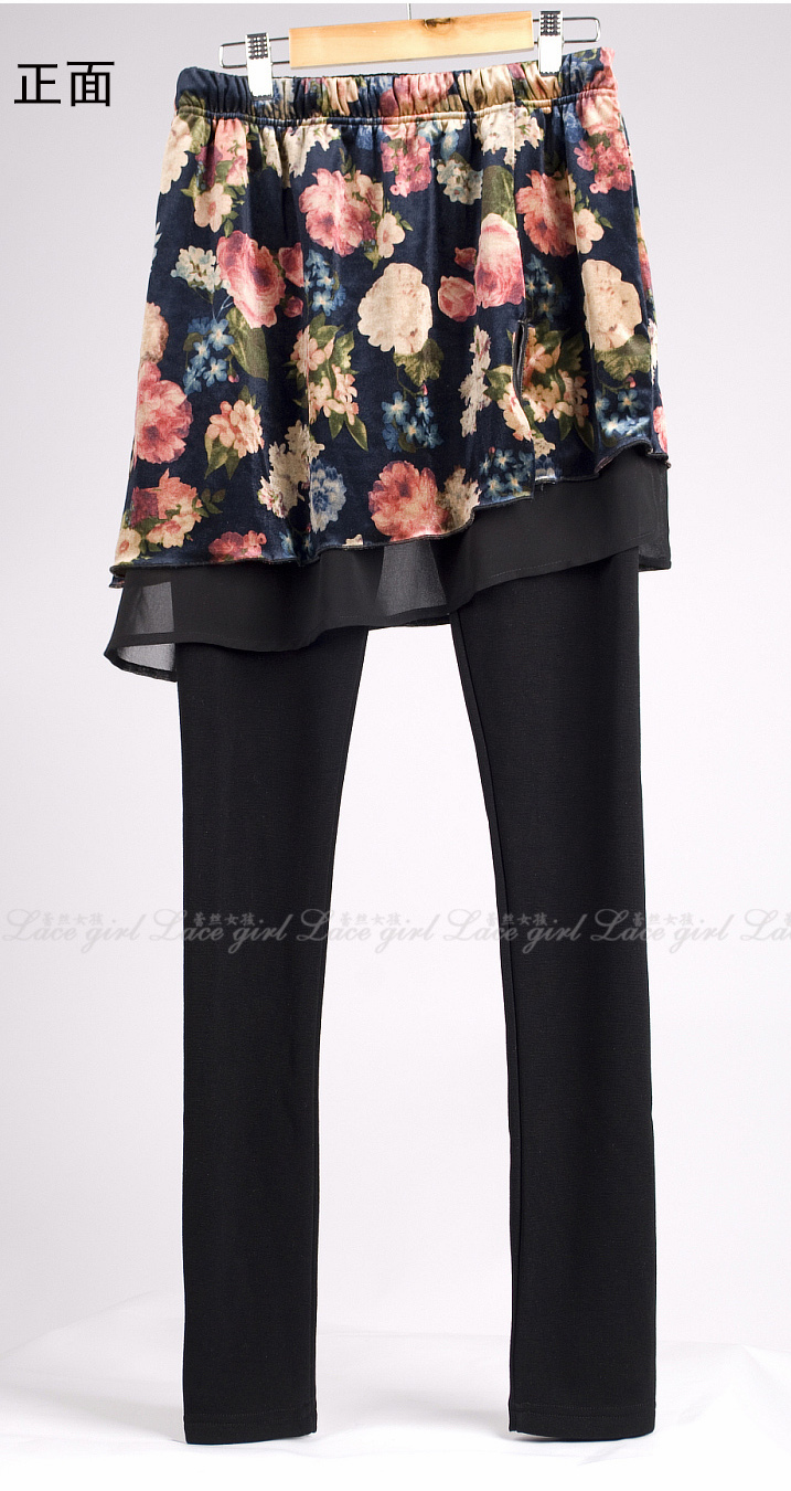 2012 autumn and winter lis ubiquitous1 goatswool genuine leather bag thickening basic skirt trousers female