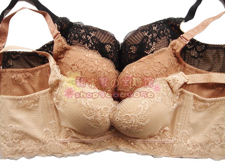 2012 autumn and winter m1203a2 push up side gathering b c cup adjustable bra thick cotton cup