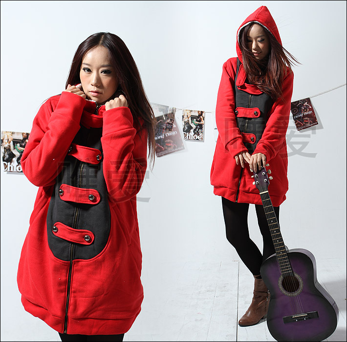 2012 autumn and winter maternity clothing cotton-padded jacket thickening of the devastating thickening wadded jacket outerwear