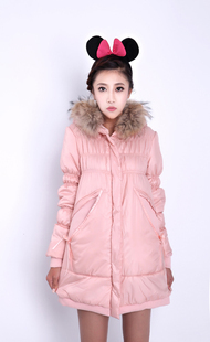 2012 autumn and winter maternity wadded jacket thickening cotton-padded jacket plus size maternity clothing medium-long