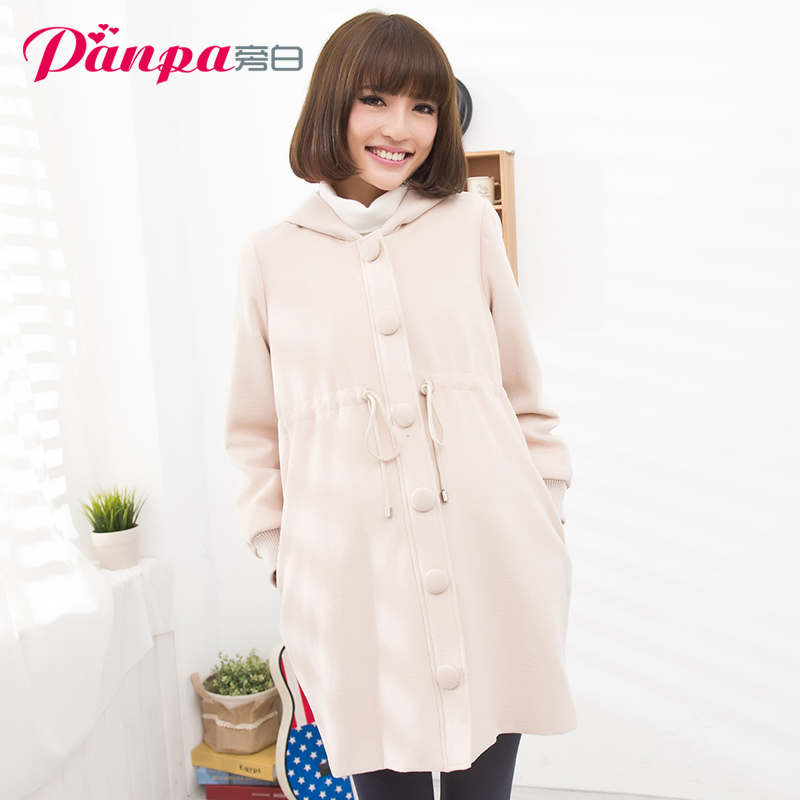 2012 autumn and winter new arrival beige fresh woolen trench outerwear p11017