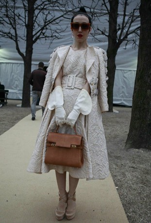 2012 autumn and winter overcoat jacquard fabric rope white medium-long overcoat outerwear trench