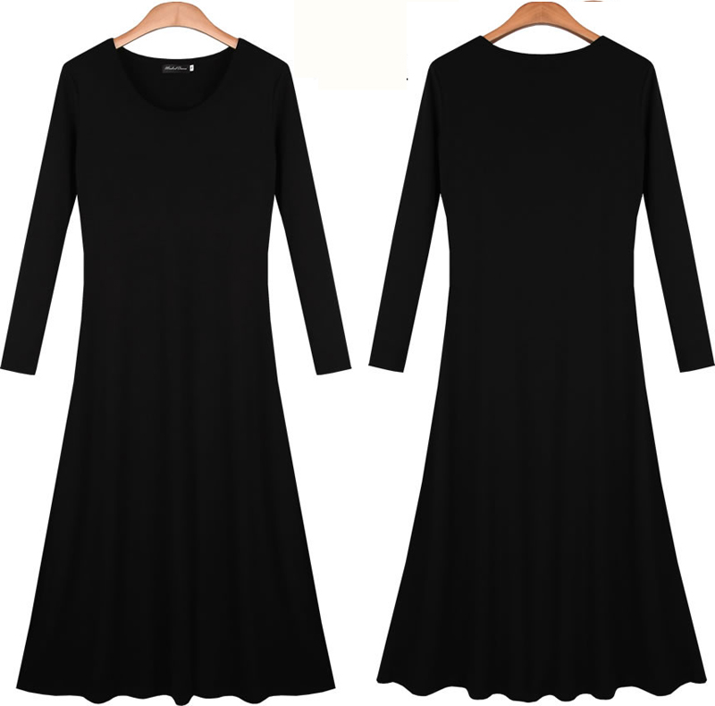 2012 autumn and winter slim basic skirt thickening cashmere cotton long-sleeve slim hip ultra long skirt long design one-piece