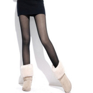 2012 autumn and winter stockings double layer bamboo meat brushed double layer plus size thickening warm pants legging