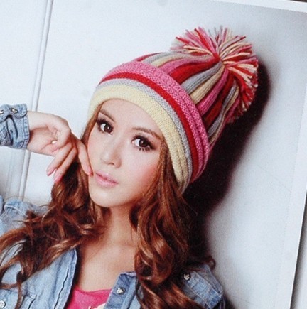 2012 autumn and winter thickening edition knitted hat knitted hat winter hat female millinery