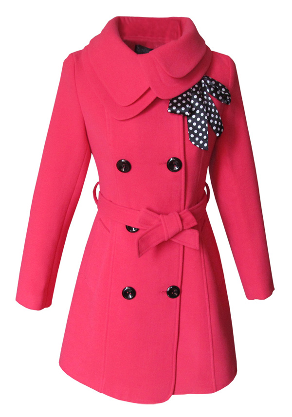 2012 autumn and winter trench outerwear double layer involucres double breasted wool coat women's outerwear