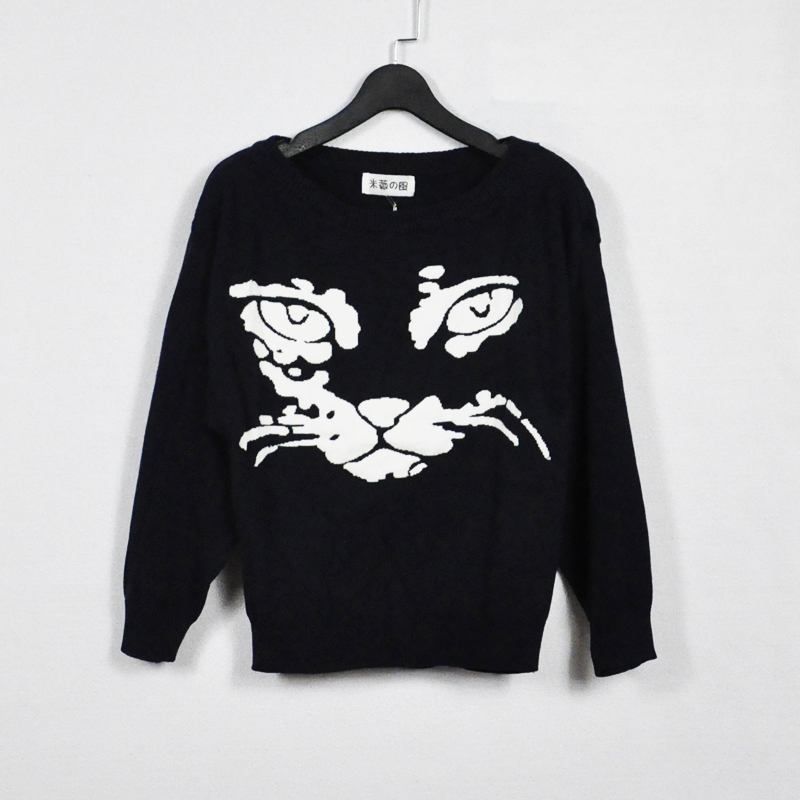 2012 autumn and winter vivi8 vintage hot-selling women's cat sweater