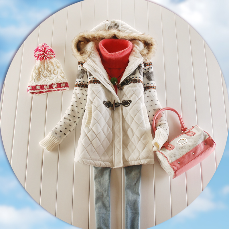 2012 autumn and winter women casual medium-long wadded jacket outerwear thickening cotton-padded jacket cotton-padded jacket