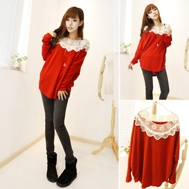 2012 autumn and winter women fashion loose outerwear basic sweater long-sleeve sweater