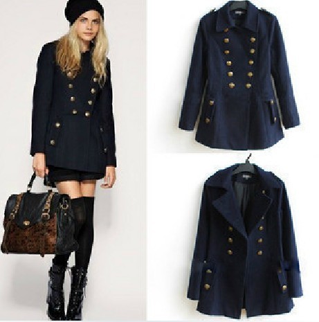 2012 autumn and winter women overcoat cloak woolen outerwear woolen trench