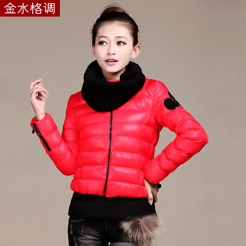 2012 autumn and winter women short design slim winter small cotton-padded jacket outerwear