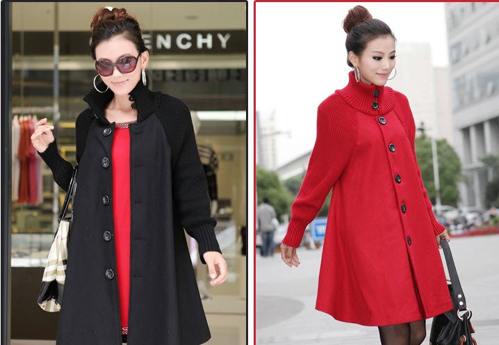 2012 autumn and winter wool outerwear  plus size women's trench long design cloak overcoat fashion slim,wholesale,free shipping