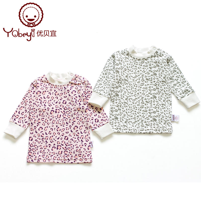 2012 autumn baby underwear 100% cotton baby button long johns child at home service 5607