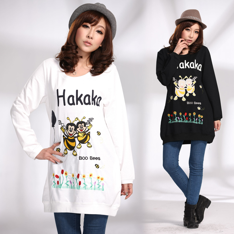 2012 autumn cartoon long-sleeve T-shirt 3901