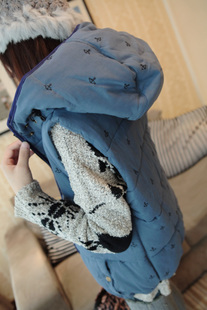 2012 autumn casual comfortable anchor thermal bread vest outerwear women's