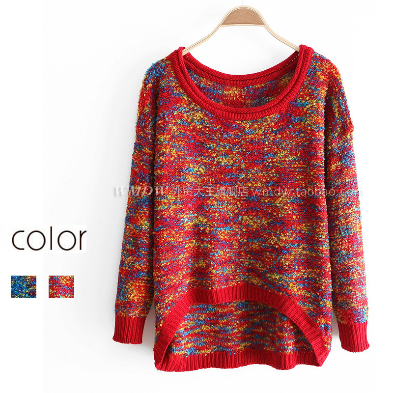 2012 autumn fashion long-sleeve pullover fancy comfortable blending knitted sweater wx1046