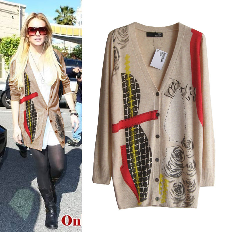 2012 autumn female watermark cashmere long section sweater, new fashion knit cardigan,/wholesale/retail,free shipping