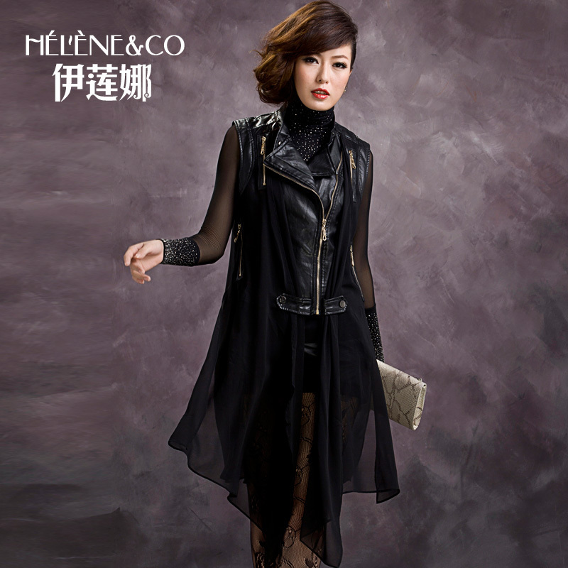 2012 autumn leather clothing outerwear women's short design slim outerwear PU clothing a82903