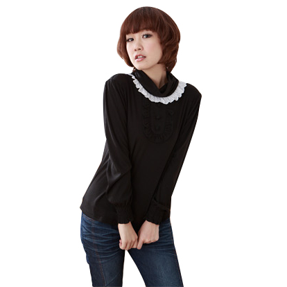 2012 autumn maternity clothing maternity shirt long-sleeve basic all-match maternity basic shirt