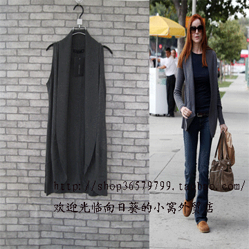 2012 autumn medium-long plus size clothing shoulder cape outerwear sleeveless type sweater female cardigan